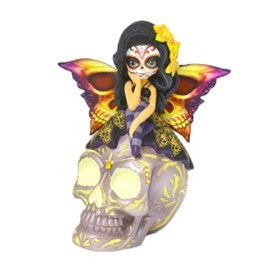 Gallery Marketing Group The Hamilton Collection Jasmine Becket-Griffith Spirit of The Inspiring Hope Glow in The Dark Sugar Skull Decor