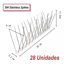 Heypet Antipalomas, Repelente De Picos De Pájaros, 28 Unidades