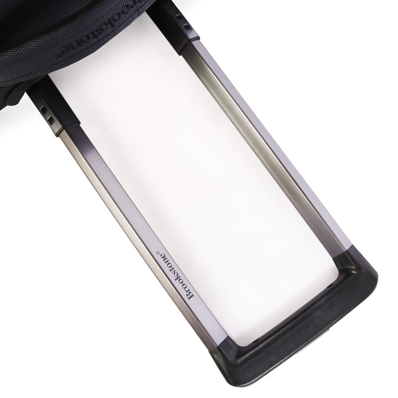 Brookstone Luggage Elswood Spinner Suitcase, Navy, Check-in