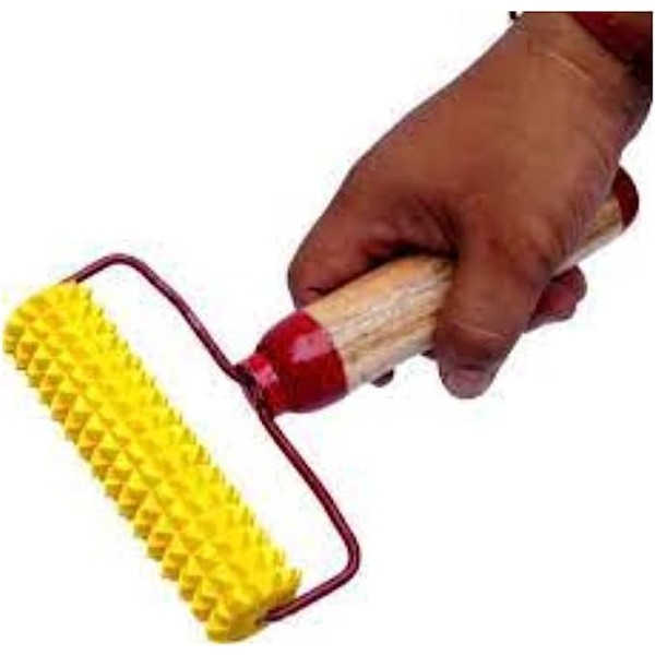 Organic Herbs Wooden Acupressure Hand Roller Finger and Full Body