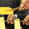 Golden Craft Scissors Office Scissors Stationery Paper Scissors,Stainless Steel Handle