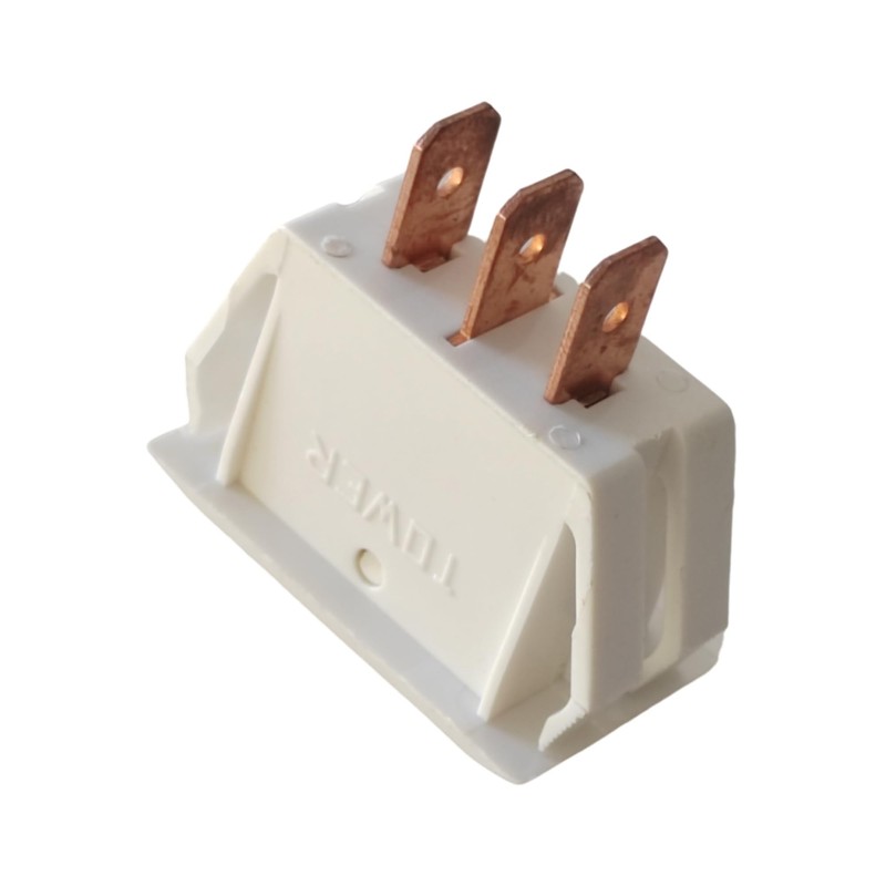 Maintained Rocker Power Switch Tower HIGH-Off-Low 3-Pins 3-Positions White