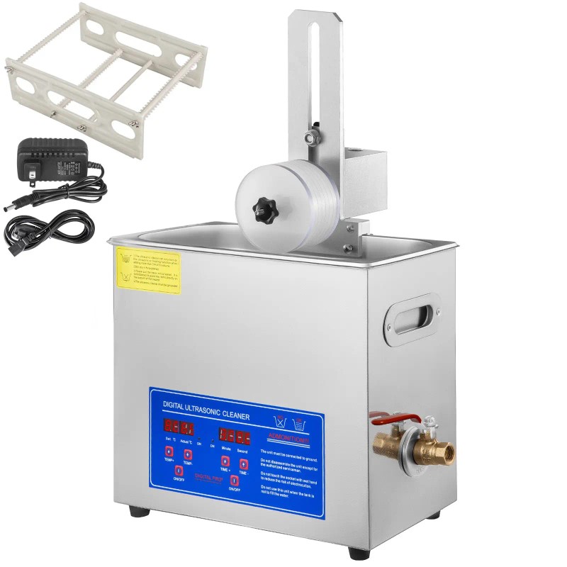 180W Ultrasonic Vinyl Cleaning Machine 6L Household Ultrasonic Cleaner for