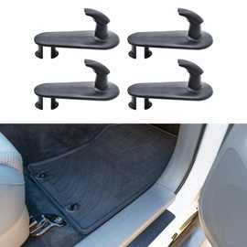 Kutyun 4PCS Car Floor Mat Clips, Floor Mat Hooks, Multipurpose Car Carpet Mat Fixing Buckles, 08210-00820, 08211-00720 Car Accessories for Toyota Lexus Carpet Holders Fixing Clamps Retainer Fastener