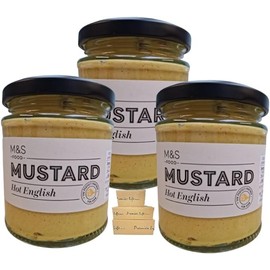 M&S Hot English Mustard 180g - 2 Pack