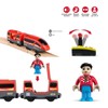 Train Track Accessories Remote Control Train, Battery Operated Locomotive Train