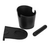 Coffee Knock Box Silicone Coffee Ground Dump Bin Container with