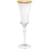Mikasa Jamestown Gold Fluted Champagne Glass