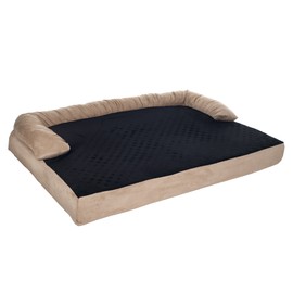 PETMAKER Orthopedic Memory Foam Pet Bed with Bolster