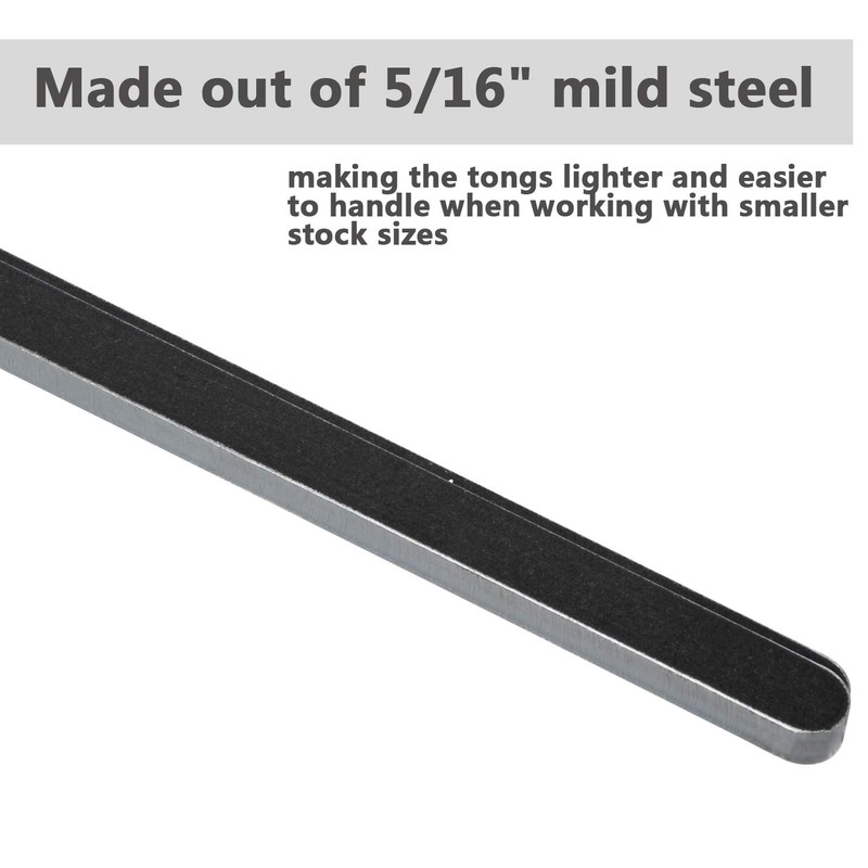 Yoursme DIY Rapid Tongs Bundle Set - Blacksmith Five types