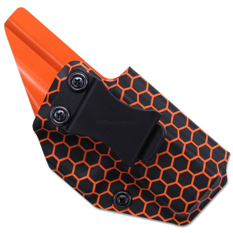KYDEX Thermoform Sheet - (Honeycomb Camo) - (Hunter Orange/Black -