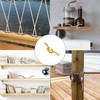 TERF® Heavy Duty Solid Brass Rope Cord Cleat Hooks 75mm