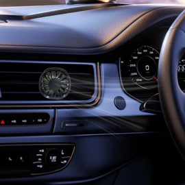 Car Fan | Small Fan | USB Powered 3 Speed Car Vent Quiet Cooler with Colorful Light for Vehicle Truck SUV RV