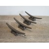 Cast Iron Antique Style Durable Rustic 4 Cleat Boat Hooks