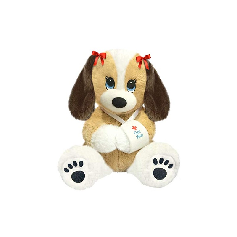 First & Main 13" Melancholy Melanie Puppy Dog, Multicolor