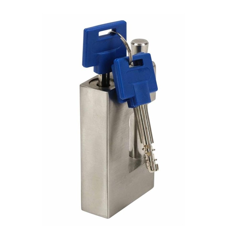 Mytee Products (2 Pack) 3-1/8" D-Shaped Heavy Duty Padlock w/Key