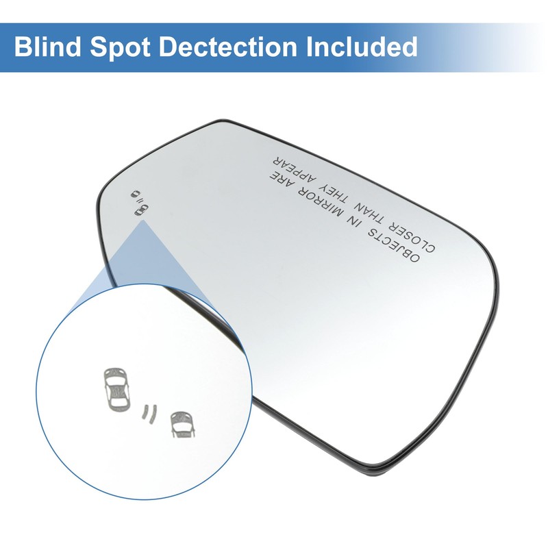 Motoforti Right Passenger Side Heated Mirror Replacement for Ford Explorer
