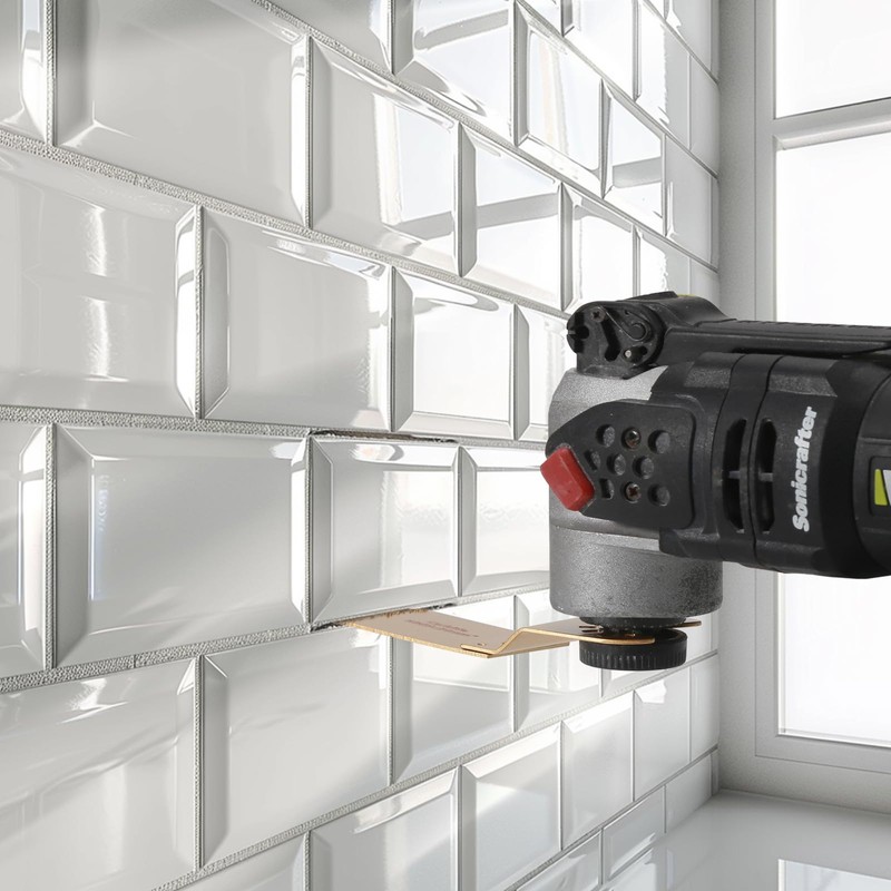 Vearter 100 Pack Oscillating Saw Blade Set, Universal Oscillating Tool