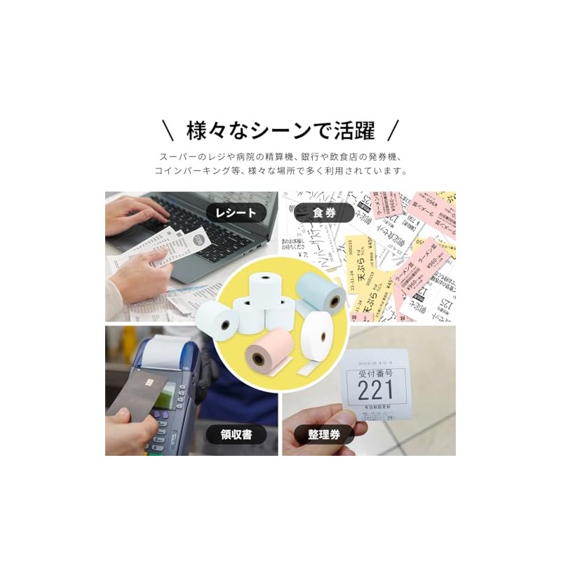 mita DPU-S245 Compatible General Purpose Thermal Paper Roll Paper (10