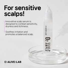ALIVELAB O2 Scalp Serum Ample scalp pimple treatment Moisturizer itching 25ml x2