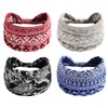 4 Pieces Women's Wide Elastic Soft Summer Boho Headband Print