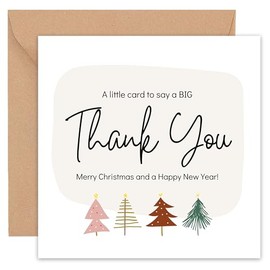 Felbridge Studio - Christmas Thank You Card - Xmas Thank You Cards - Thank You Cards Christmas - Kids Children - 14cm (Single)
