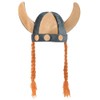 Bristol Novelty BH557 Viking Helmet Soft & Plaits Costume |