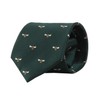 The Shirt Studio Green Bee Motif Automatic Tie