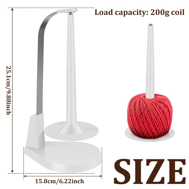 Magnetic Wool Spindle Magnetic Yarn Ball Holder Spindle 200g Bearing