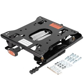 SEATIN Universal Seat Suspension Kit Low Profile Suspension for Zero Turn Lawn Mower Tractor Forklift, Compatible with Most Aftermarket Seats (Suspension with sliding rail)