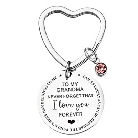 Grandma Gifts Keychain from Grandkids to Nanny Birthday Mothers Day Gifts for Granny Grandmother Xmas Gifts for Nana from Grandchildren