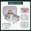 GIUOIDUO 10 Pack Stainless Steel Food Storage Containers with Leak-Proof