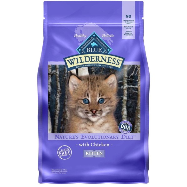 Unbranded Wilderness High Protein Chicken Dry Cat Food for Kittens