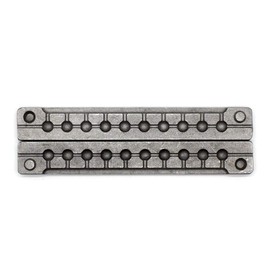 Adygil Round Sinker Mold with 10 Cavities and 1/5-Ounce,Without Handle