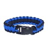 UNIFORM ACCESSORIES Thin Blue Line Paracord Survival Bracelet - Standard