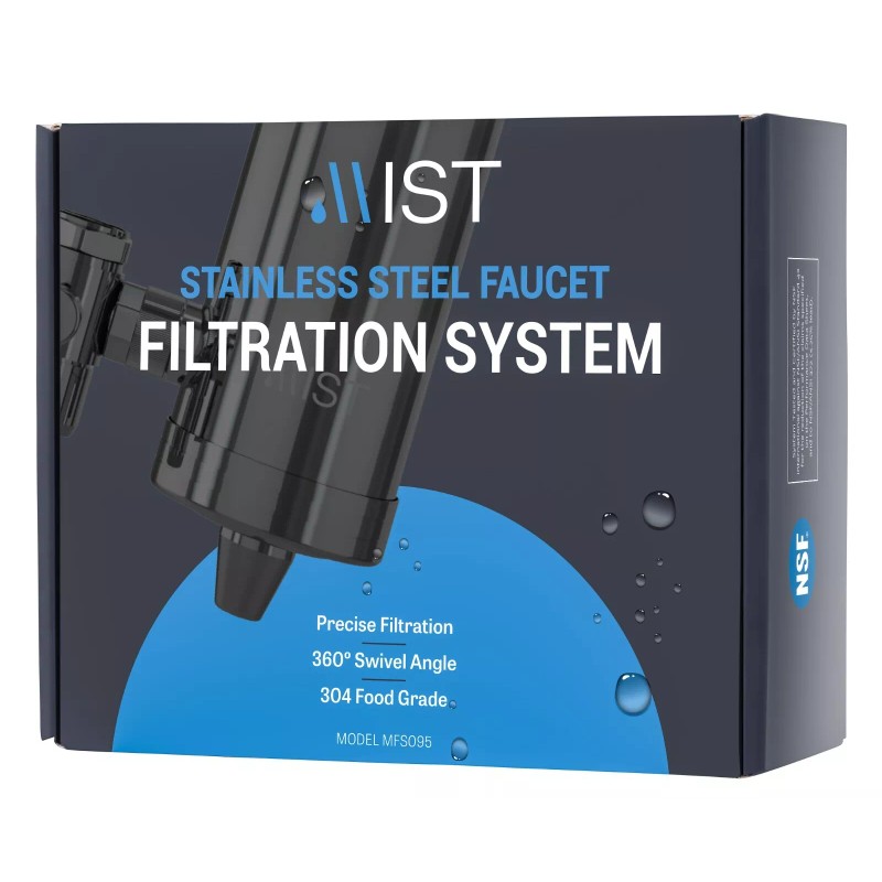 Mist Stainless Steel Activated Carbon Fiber Faucet Filtration System
