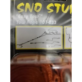 Snowmobile ATV UTV Easy Tow, Tow Rope By Sno Stuff 101-033 Orange