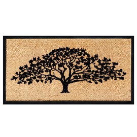 A1 Home Collections A1HC Natural Coir & Rubber Door Mat, 30"x60" – Thick, Durable, Heavy Duty, Anti-Shed, Fade-Resistant, Long-Lasting Outdoor Entrance Large Doormat for Front Porch