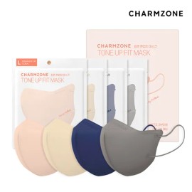 Charmzone 참존 NEW 톤업핏 장나라 마스크 50매 새부리형 Chamjun NEW Tone-up Fit Jang Nara Mask 50 Sheets Beak Type