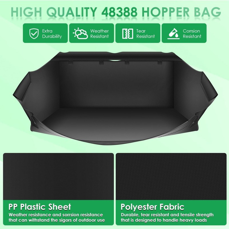 Yoursme 48388 Hopper Bag for Agri Fab 42" Sweeper Parts,