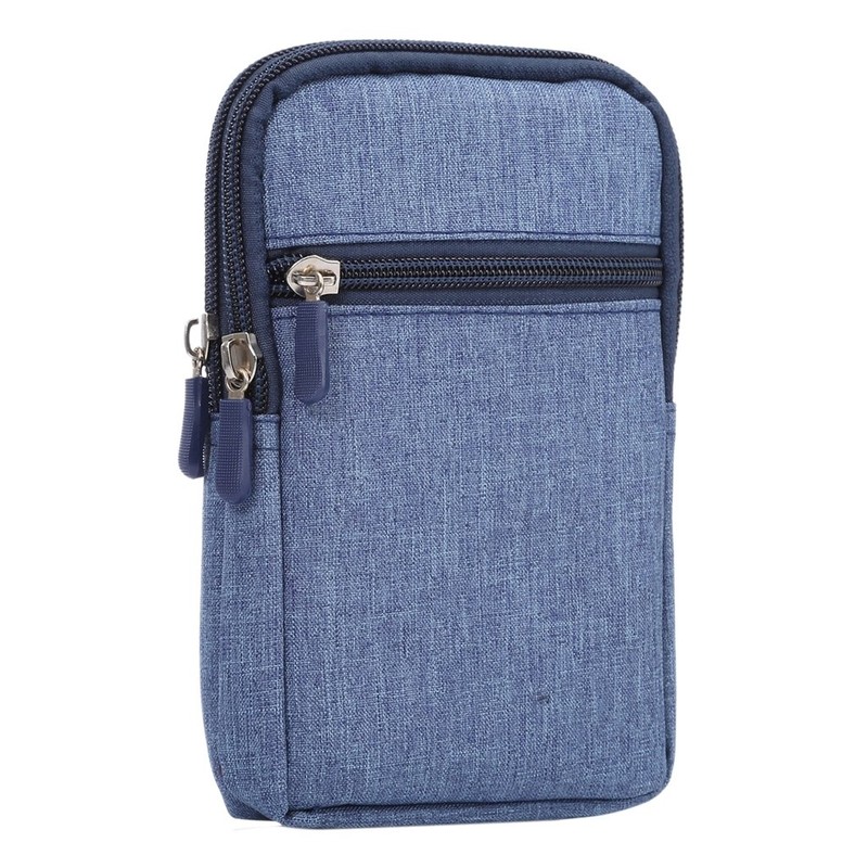DFVmobile - Universal Multi-Functional Vertical Stripes Pouch Bag Case Zipper