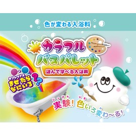 Manaburo MAN-2-1 Colorful Bath Palette, Rainbow Mix, Scented