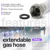 DOJA Barcelona Gas Hose, Stainless Steel, 340 mm, Pack 1,