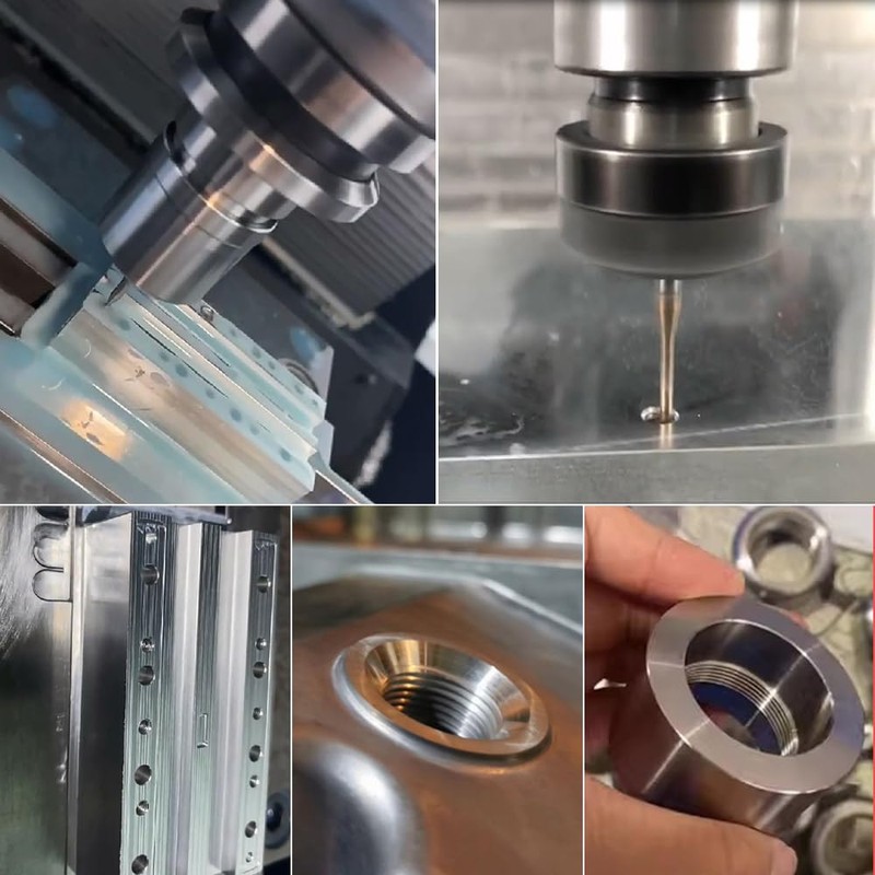Metric Carbide Thread Milling Cutters Threading End Mills for Aluminum