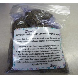Ellasown Set of 11 Lavender Sachets made with Lavender Organza Bags