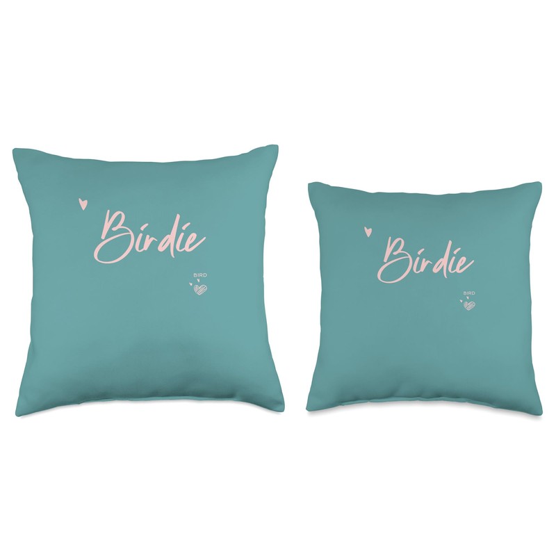 Birdie meaning "Bird" Throw Pillow