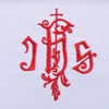 Blessume Church Altar Cover Square IHS Embroidery Cloth Corporal