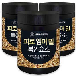 Hello Green Paro Emmer Mill Complex Enzyme 300gx3 (packages) Powder / 헬로우그린 파로 엠머 밀 복합효소 300gx3(통) 분말