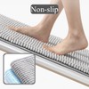 LEZUAN Chenille Bath Mat, Soft Bath Mat, Non-Slip Bath Mat,