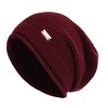 jaxmonoy Gorros holgados para mujer, de invierno, suave, cálido, de
